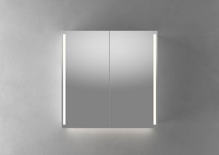 Linn Bad VIKJA 80 cm hvit speilskap