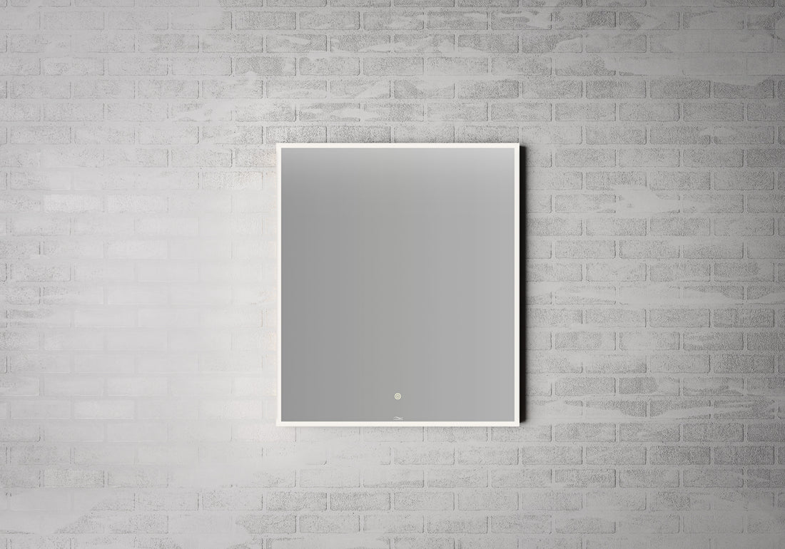 Linn Bad VANGE 60 cm speil m/ hvit ramme