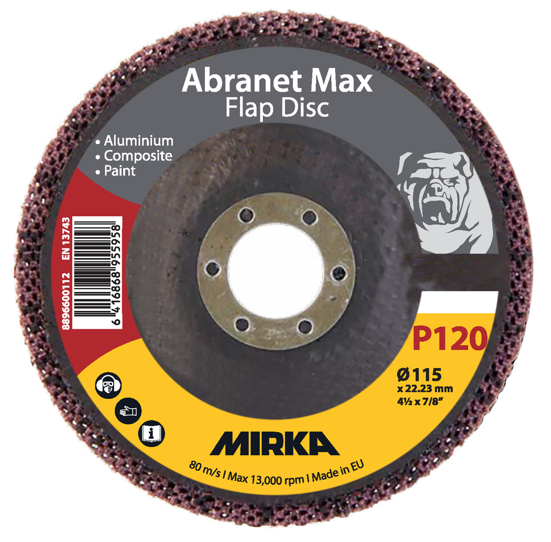 Abranet Max Flap disc T29 115mm ALOX 120