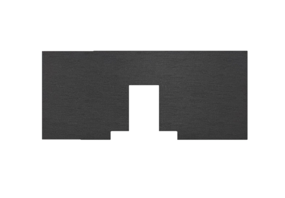 Linn Bad Skuffematte svart 80 øvre skuff grunn