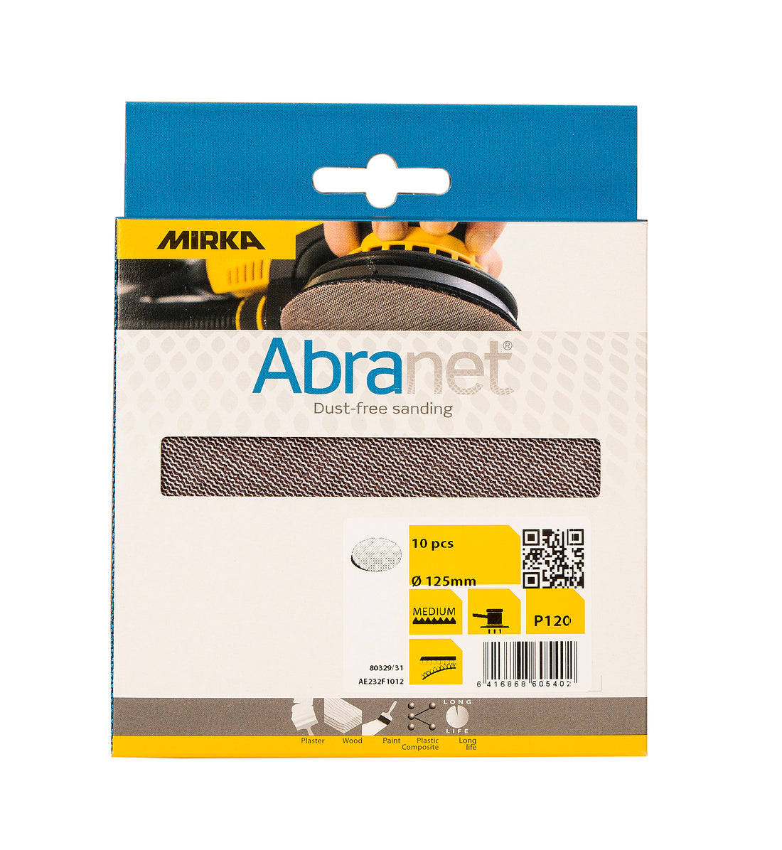 ABRANET 125mm Grip - P100