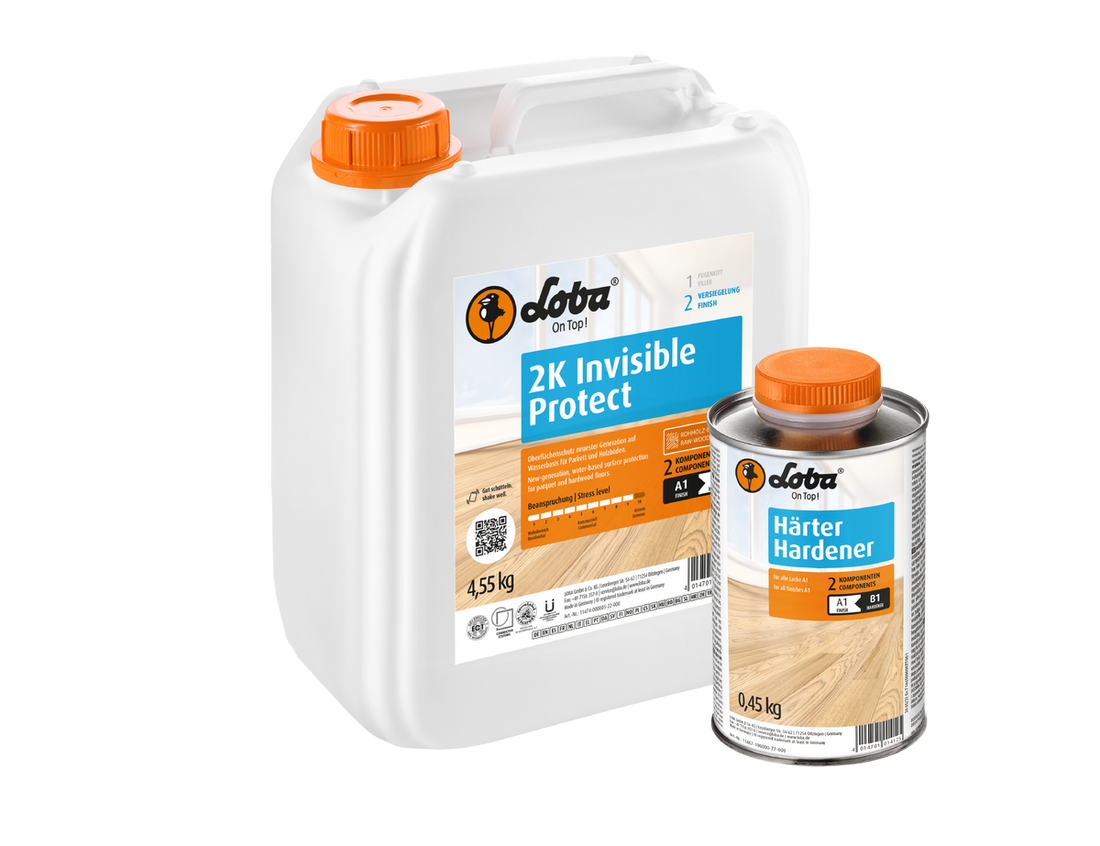 Lakk 2K InvisibleProtect 5kg inkl Herder
