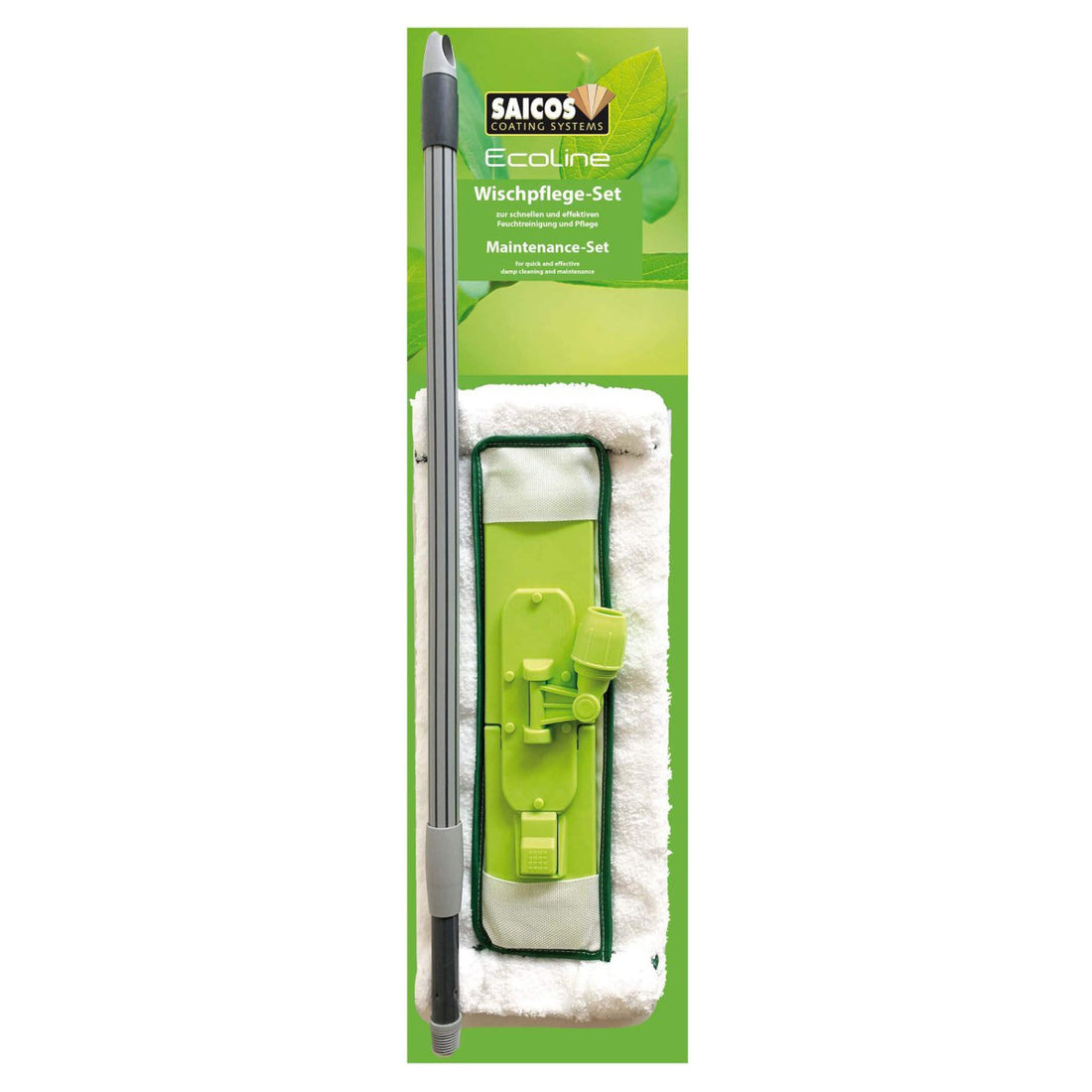 Moppesett Skaft + 2 Mopper
