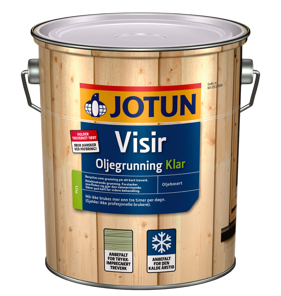 Visir oljegrunning klar 2,7L