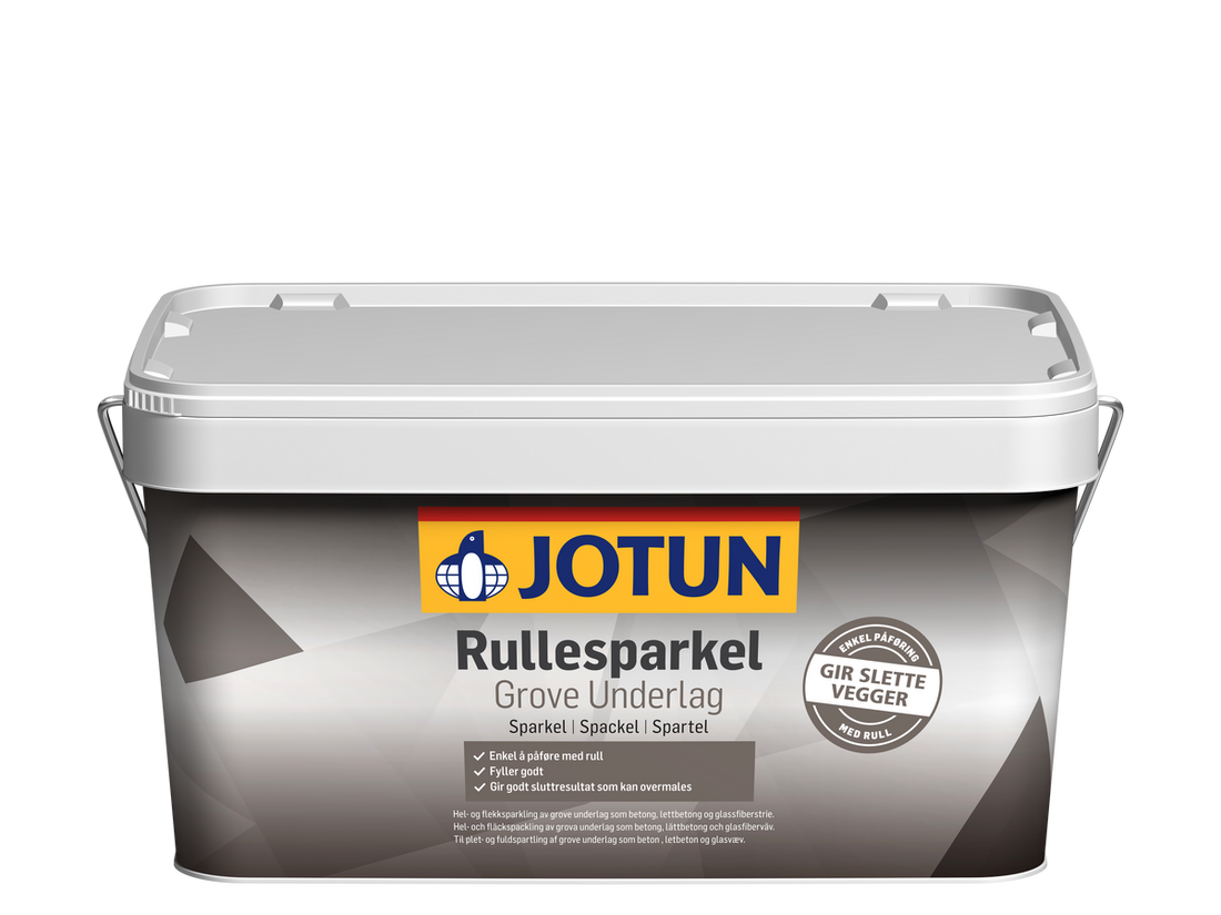 Rullesparkel for grove underlag 10L