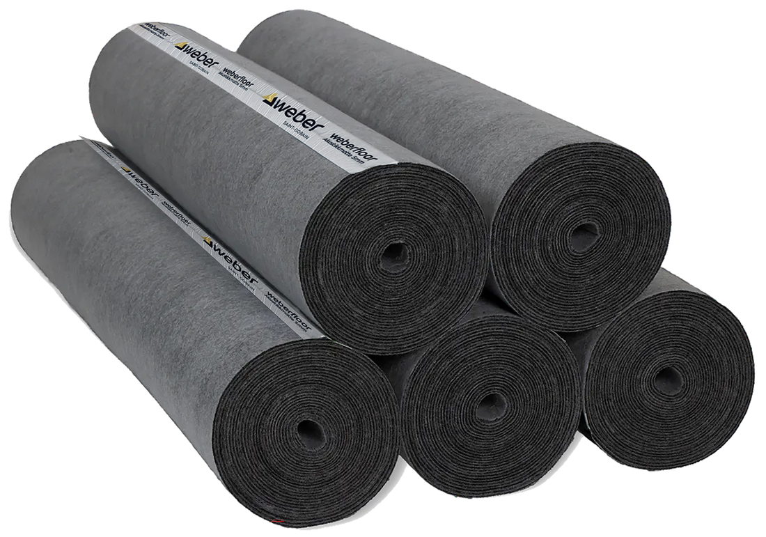 Weberfloor Akustikkmatte 5mm 1x7m