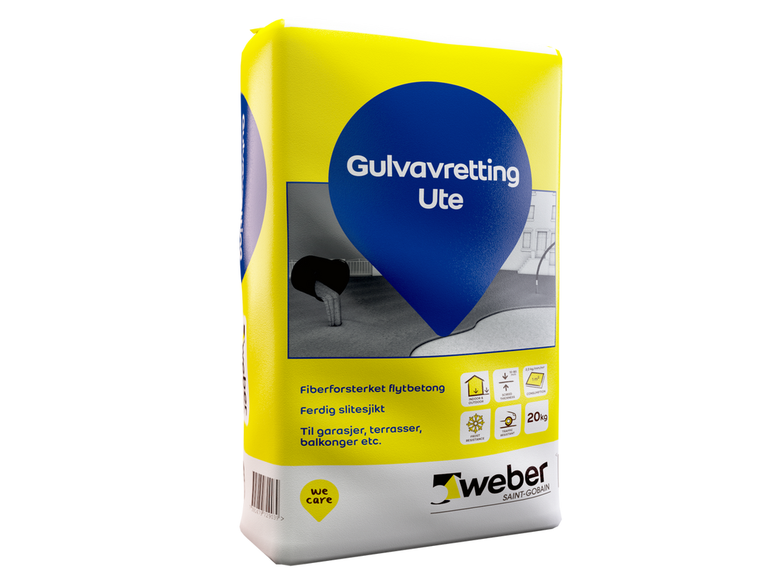 Weberfloor gulvavretting ute 20kg
