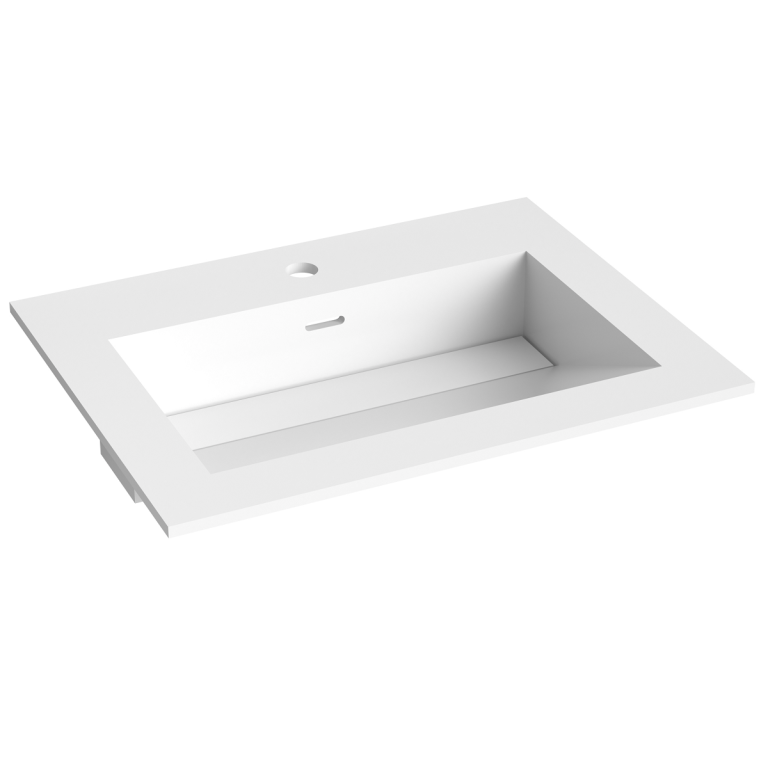 Corian servant med skrå bunn, bilde 1 av 4