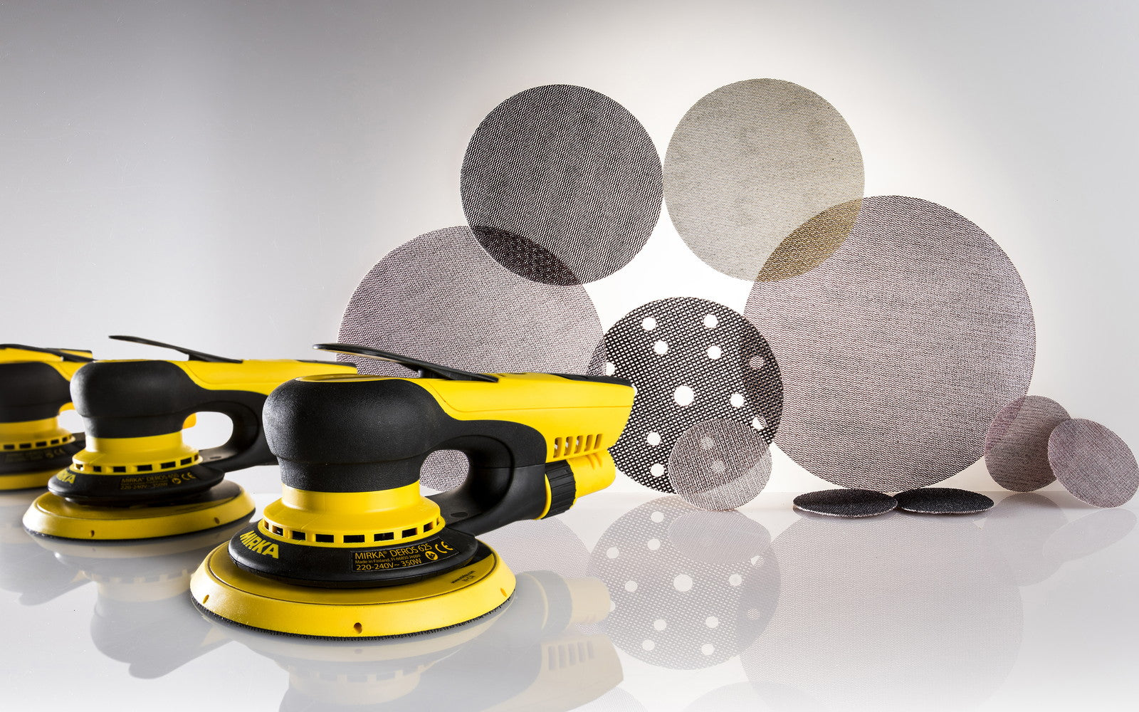 Mirka slipemaskiner og slipepapir