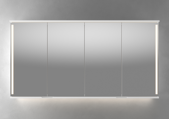 Linn Bad SOGN 160 cm hvit speilskap