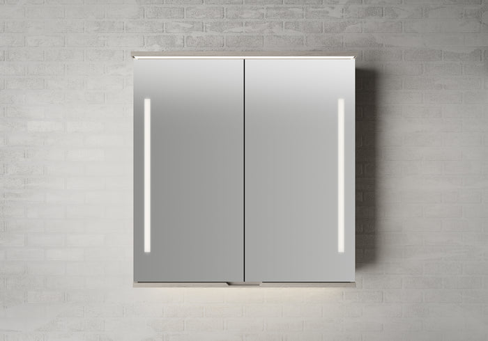 Linn Bad SOGN 80 cm lys eik speilskap