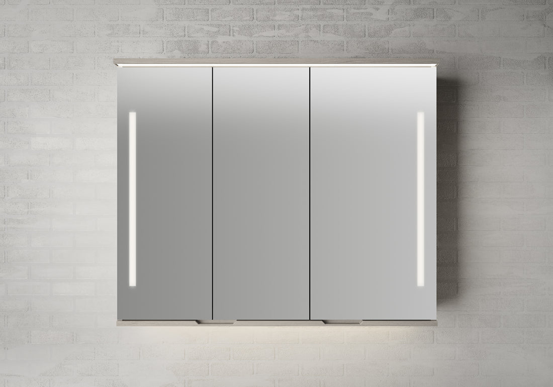 Linn Bad SOGN 100 cm lys eik speilskap