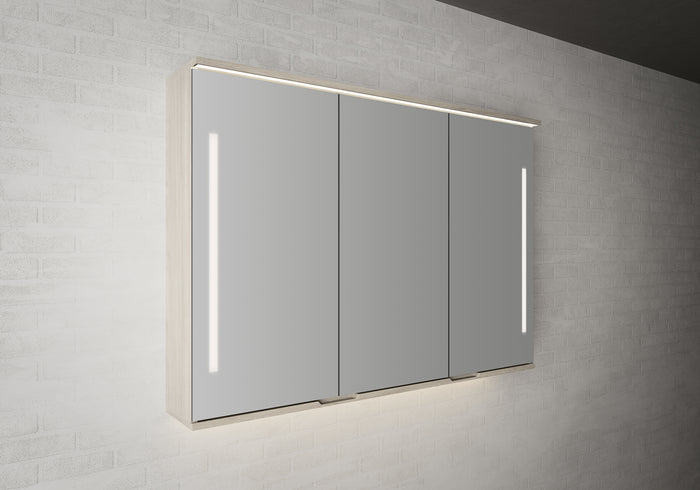 Linn Bad SOGN 120 cm lys eik speilskap