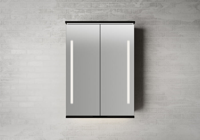Linn Bad SOGN 60 cm svart matt speilskap