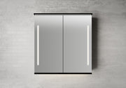 Linn Bad SOGN 80 cm svart matt speilskap
