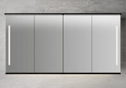 Linn Bad SOGN 160 cm svart matt speilskap