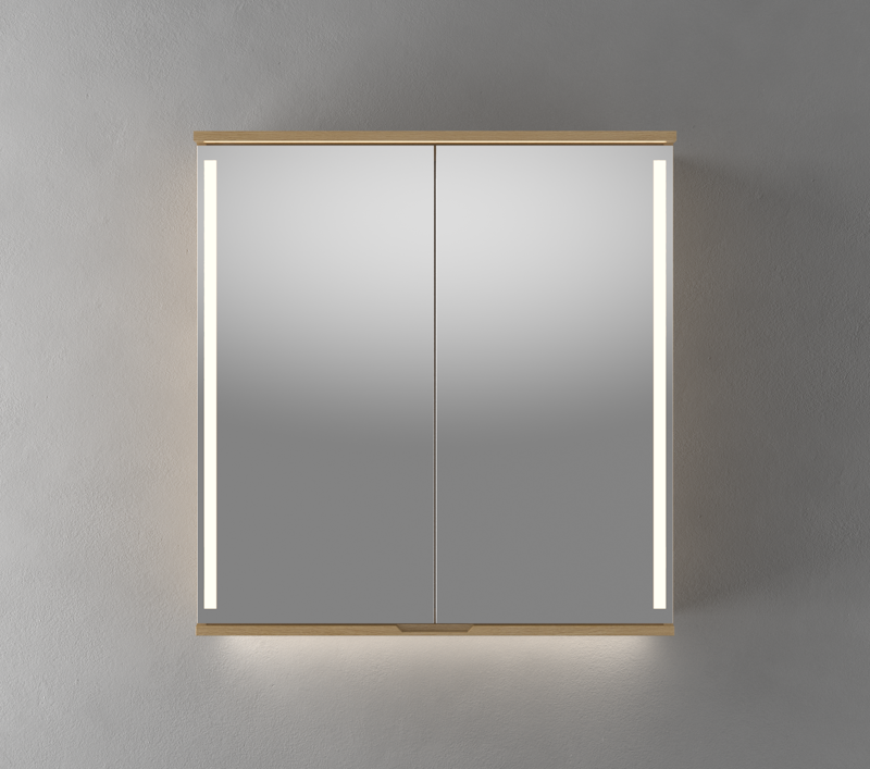 Linn Bad SOGN 80 cm eikefolie speilskap