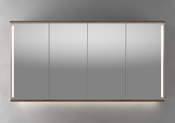 Linn Bad SOGN 160 cm valnøtt speilskap