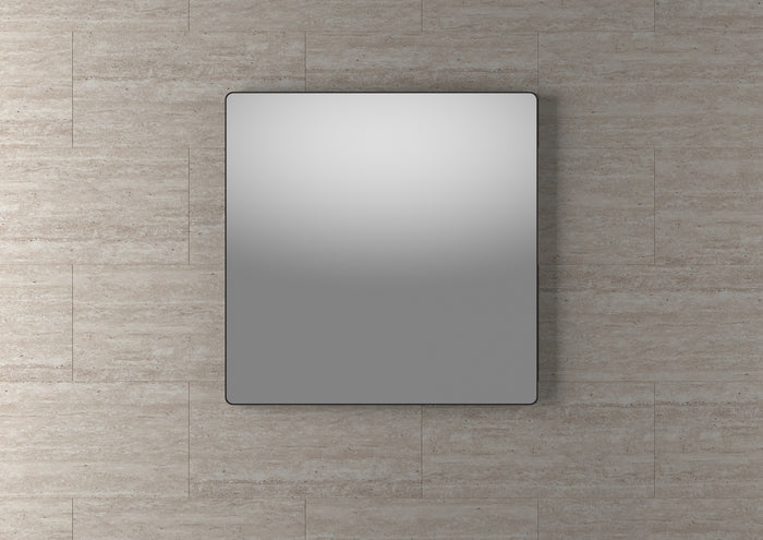 Linn Bad ØYRI 80 x 80 uten lys m/ svart matt ramme