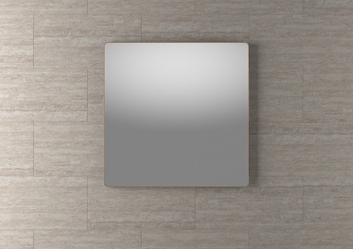 Linn Bad ØYRI 80 x 80 cm uten lys m/ matt messing ramme