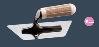 X - Trowel Inox 240x100x0,6 trap dual