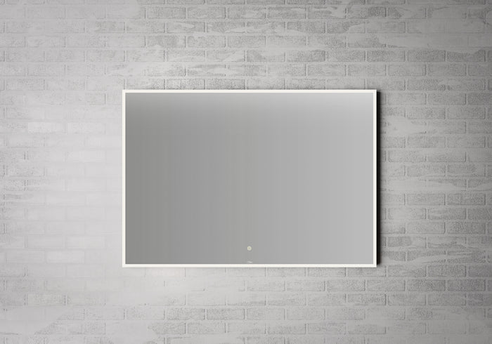 Linn Bad VANGE 100 cm speil m/ hvit ramme