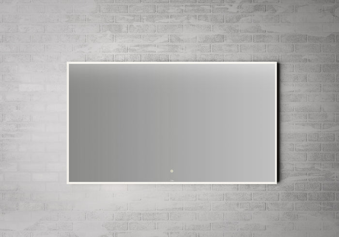 Linn Bad VANGE 120 cm speil m/ hvit ramme