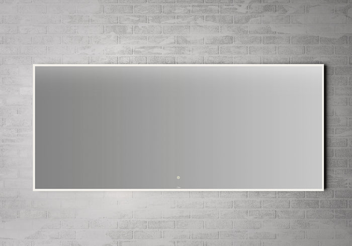Linn Bad VANGE 160 cm speil m/ hvit ramme