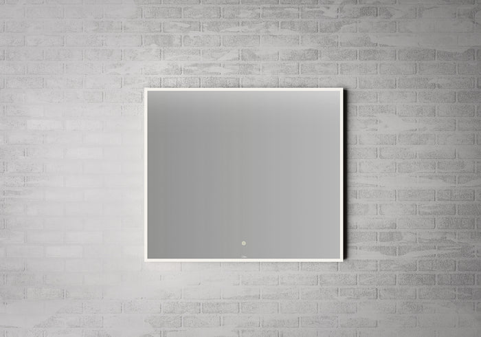Linn Bad VANGE 80 cm speil m/ svart ramme