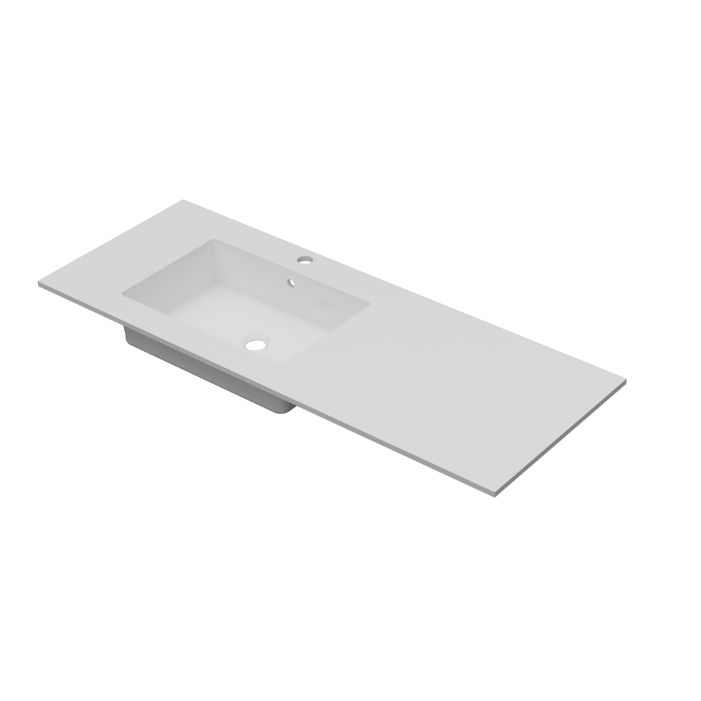 Linn Bad Corian plate 120 venstre med servant