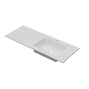 Linn Bad Corian plate 140 høgre med servant 40 - (100)