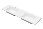 Linn Bad Corian 160 dobbel med 2 servantar (80) - (80)