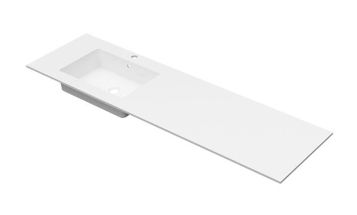 Linn Bad Corian plate 160 venstre med servant (60) - 40 - 60