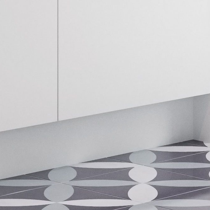 Linn Bad Sokkel hvit pr. M - (Max 2,5 m)
