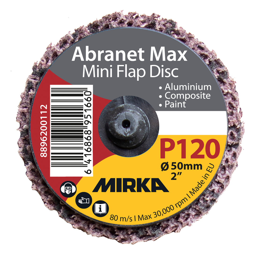 Abranet Max Mini Flap disc Quick Lock 50mm 120