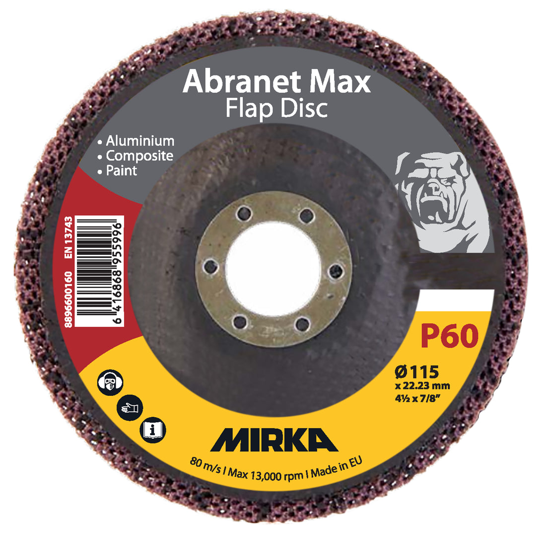 Abranet Max Flap disc T29 115mm ALOX 60
