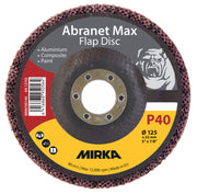 Abranet Max Flap disc T29 125mm ALOX 40