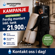 Ferdig montert – 200 L - Smartbereder Høiax connected 200 - 2000w