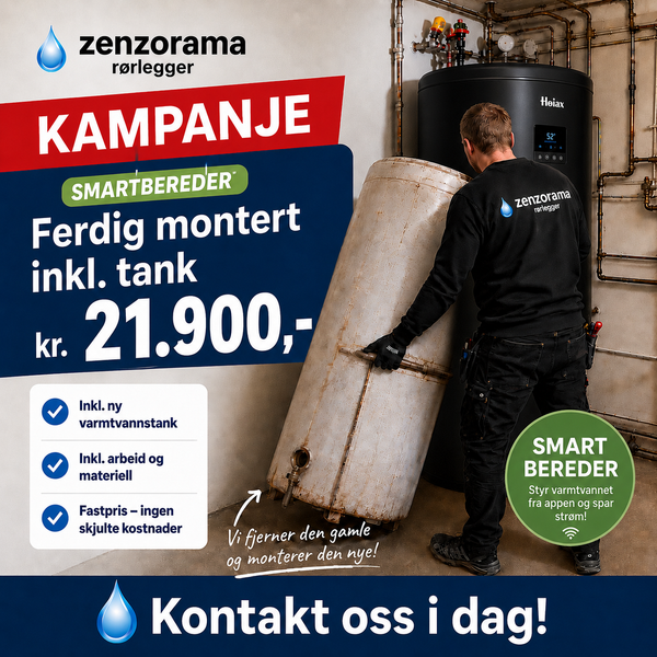 Ferdig montert - 200 L - Smartbereder Høiax connected 200 - 2000w