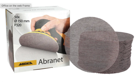 ABRANET 150MM 50PK P400