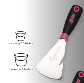 Marmorino Spade, Bucket 80mm