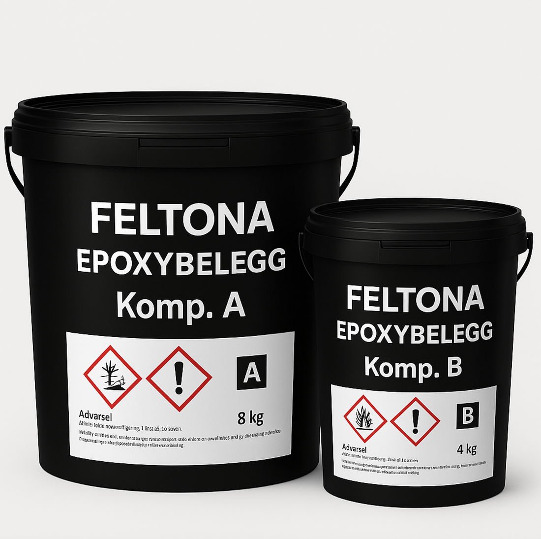 Feltona Epoxybelegg Universal sett A+B 12 kg