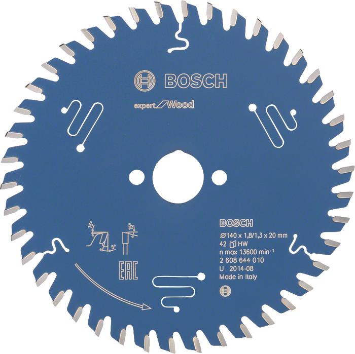 Expert Wood Sirkelsagblad Ø140x1,8/1,3-20mm