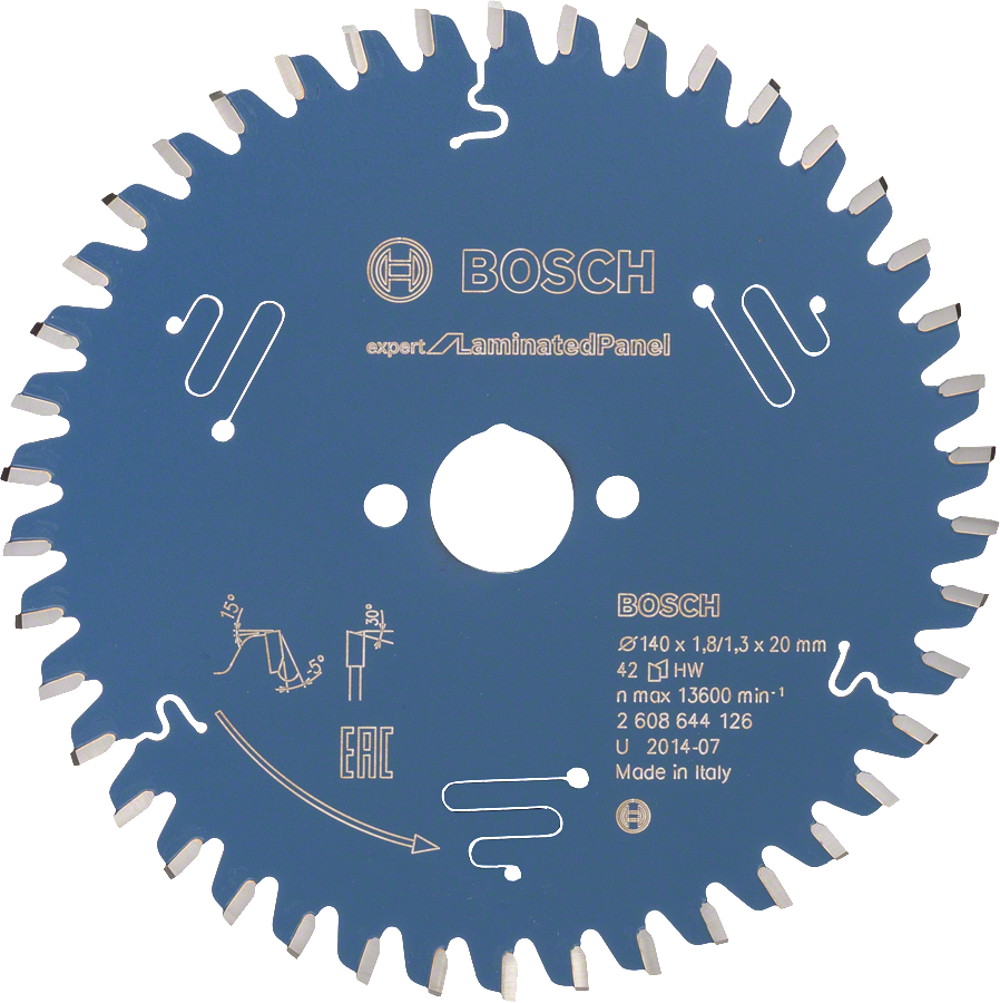 Expert Laminat Sirkelsagblad Ø140x1,8/1,3-20mm