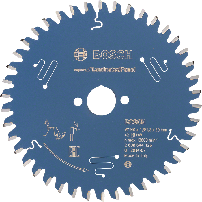 Expert Laminat Sirkelsagblad Ø140x1,8/1,3-20mm