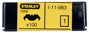 Knivblad stanley 1996 krok 100stk u/hull