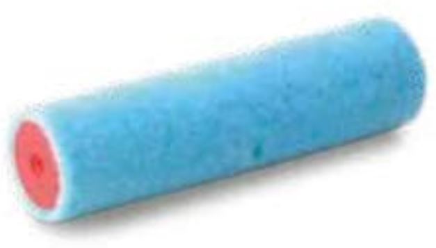 Malerull blå 180mm stikk
