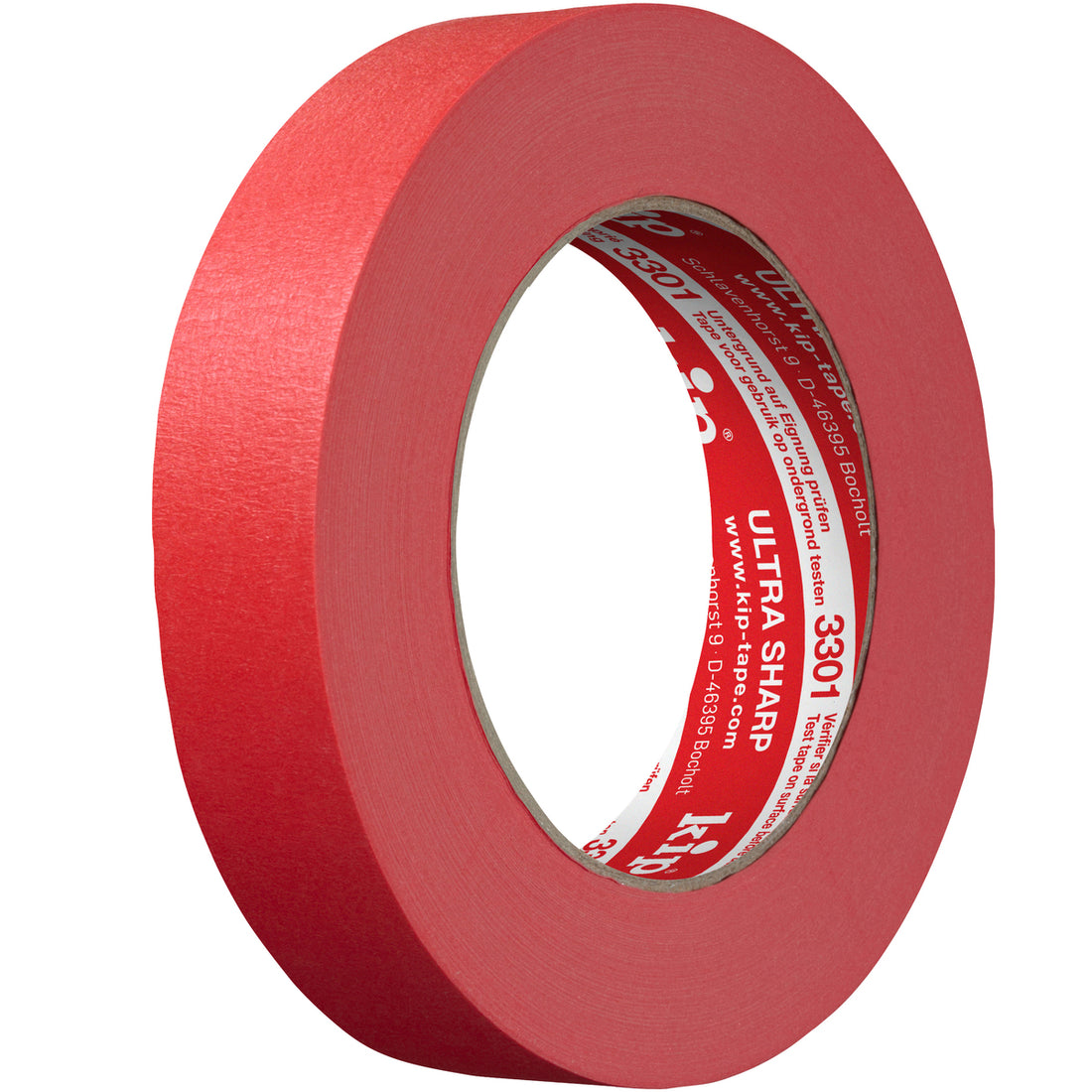 Maskeringstape 24mmx50m kip 3301 rød ultrasharp