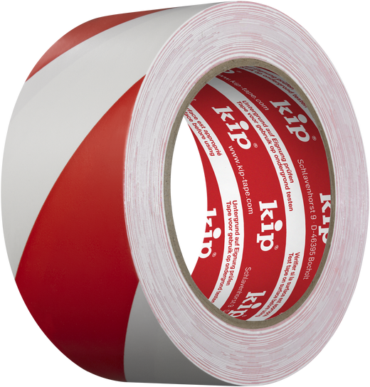 Varseltape rød/hvit 50mmx33m 339 kip