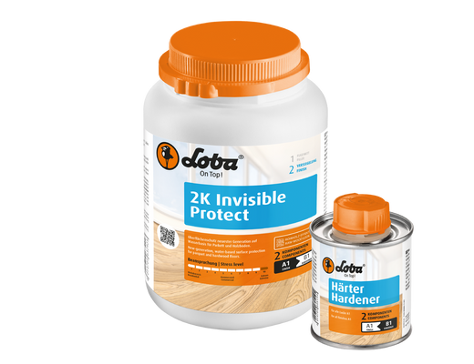 Lakk 2K InvisibleProtect 1kg inkl Herder